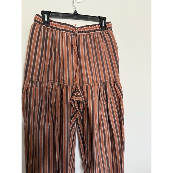 Free People Ellie Striped Pull-On Barrel Pants Extra Small XS Daisy Combo New - Picture 5 of 12